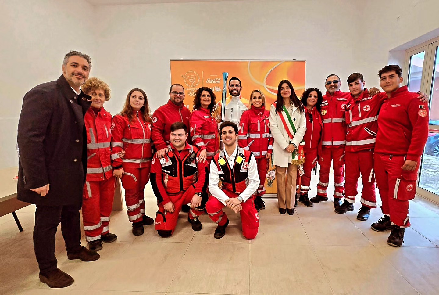 Umanità in movimento: la Croce Rossa di Avola accoglie il passaggio della Fiamma Olimpica
