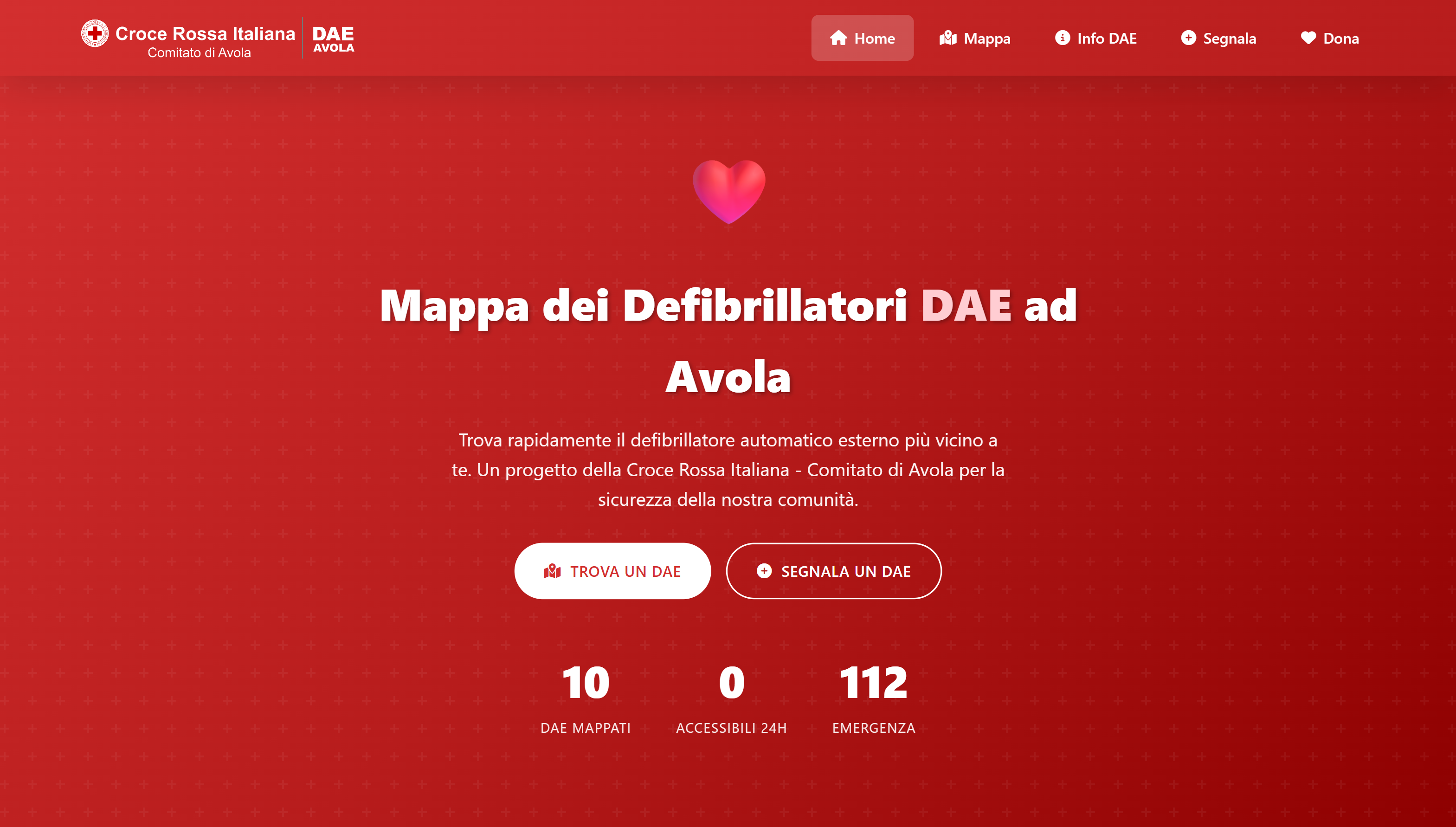 Mappa DAE a portata di click: la sfida tecnologica della CRI Avola per la protezione del cuore